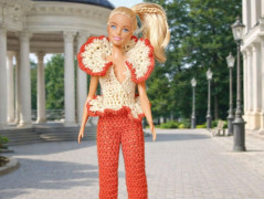 Bačkůrky s bambulkou-modré