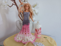 Barbie - dlouhé šatičky