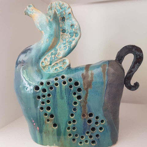 Keramika, Blue sperkyjoha mozaika keramika soch 