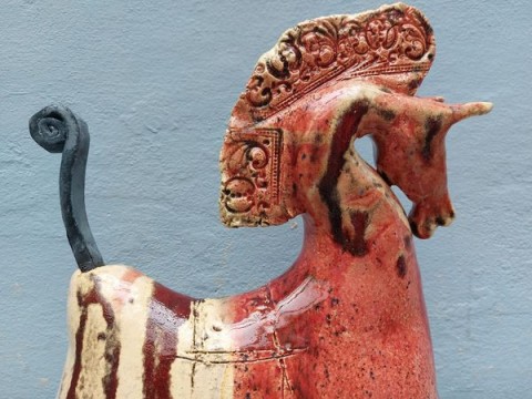 Keramika. Koník. Red. sperkyjoha mozaika keramika soch 