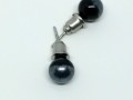 Pecky kuličky perleťové černé