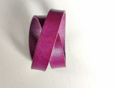 Wrap náramek černá kůže