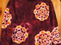 Tričko - Květy v červeném víně