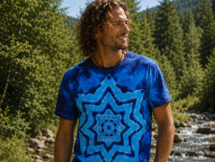 Batik.tričko 2XL -U lesního pramene