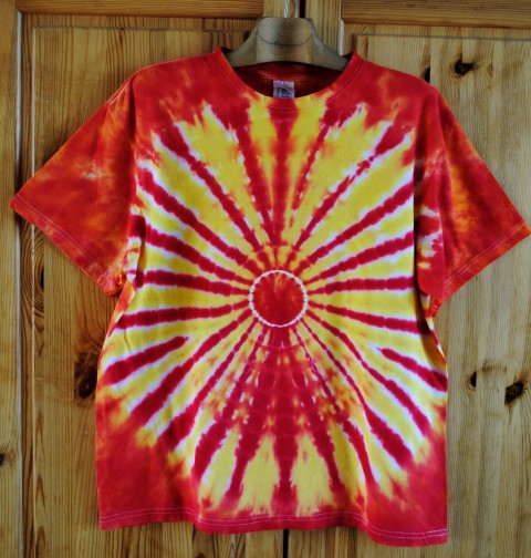 Batikované tričko - Ve slunci batika léto slunce hippie bohémské 