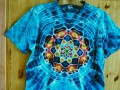 Batik. tričko  - Moře kvete