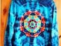 Batikované tričko - Moře kvete