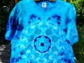Batik. tričko XXL - Tyrkysové moře