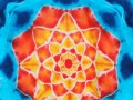 Batik. tričko- Moře kvete