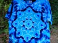 Batik. tričko XL -V moři blankytném