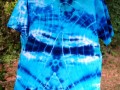 Batik. tričko XL -V moři blankytném