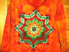 Batikované tričko -Fialové pokušení