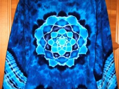 Batik. tričko 2XL - Splývám s mořem
