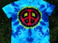 Batik.tričko L - Peace sign