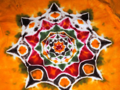 Batikované šaty M - Zářivé léto