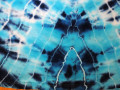 Batik.tričko XXL - Květ ve vlnách