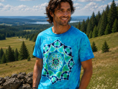 Batik.tričko M/L - Vzdálená galaxie