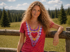 Batik.tričko 2-3XL - Noční nebe