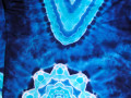 Batik. tričko - Tyrkysová mandala
