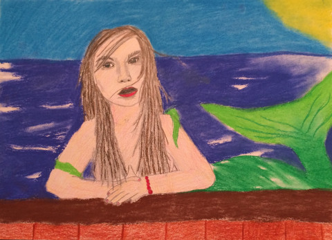 Mořská panna obrazy moře bytost loďka obrázek mořský kresba fantasy koupelna umění mořská panna nahý nereálný 