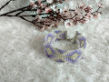 Korálkový náramek pastel. ornament