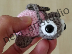 Háčkovaná želvička růžová