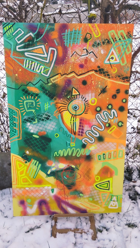 UV obraz Uvnitř buňky 