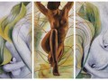 Kaly - triptych art