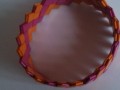 Malinový candy náramek úzký