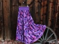 Půlkolová sukně Lilac lila
