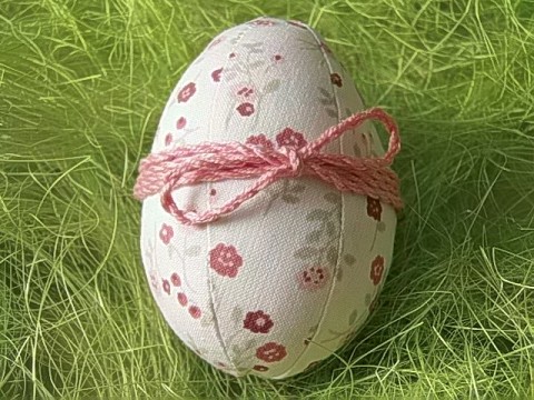 vajíčko šité .... dekorace dekorační velikonoční textilní zdobené vejce vajíčko látkové plněné 