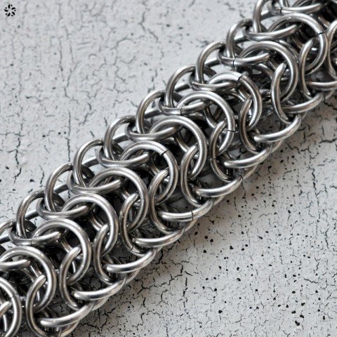 Rough Silver kroužky kroužkování chainmaille chainmail hliník 