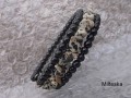 náramek-jaspis leopardí s černou