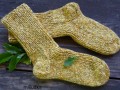 žluté ponožky 19 27-28cm