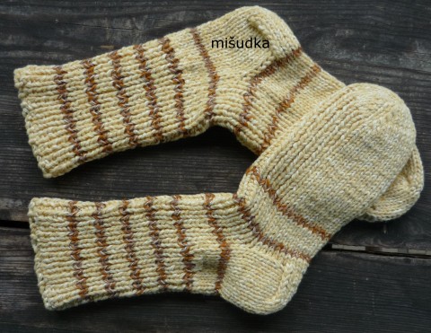žluté ponožky 30, délka 25-26cm ponožky nohy dámské příjemné žluté melírované 