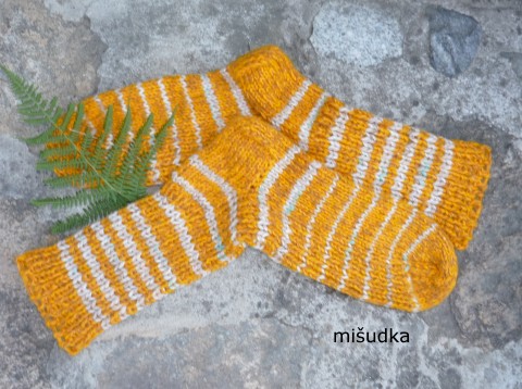 oranžové ponožky 16, délka 26-27cm ponožky nohy dámské příjemné oranžové pánské 