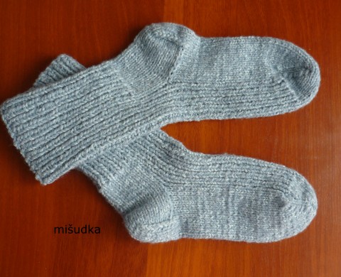 modré ponožky 94 - délka 28-29cm modré ponožky nohy dámské xxl příjemné pánské 