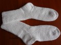 bílé ponožky 70 - délka 26-27cm