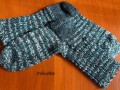 modré ponožky 105 - délka 29-30cm