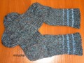 modré ponožky 110 - délka 29-30cm
