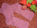 růžové ponožky 35 - délka 26-27cm