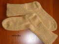 béžové ponožky 57 - délka27-28cm
