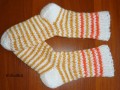 ponožky pruhované 113- délka25-26cm