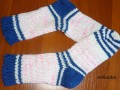 ponožky pruhované 116-délka 25-26cm