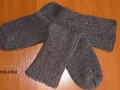 hnědé ponožky 26 - délka 28-29cm