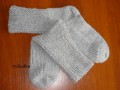 šedé ponožky 42 - délka 26-27cm