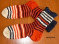 ponožky pruh.133 - délka26.27cm