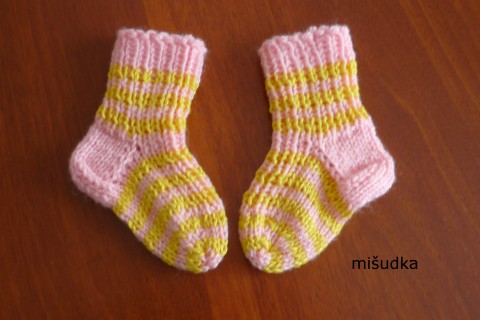 dětské ponožky 110 - délka11-12cm ponožky nohy růžové příjemné béžové dětské 