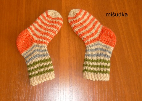 dětské ponožky 116 - délka 15-16cm barevné dětské ponožky nohy příjemné 