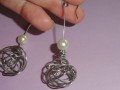 drátěné kuličky s perlami